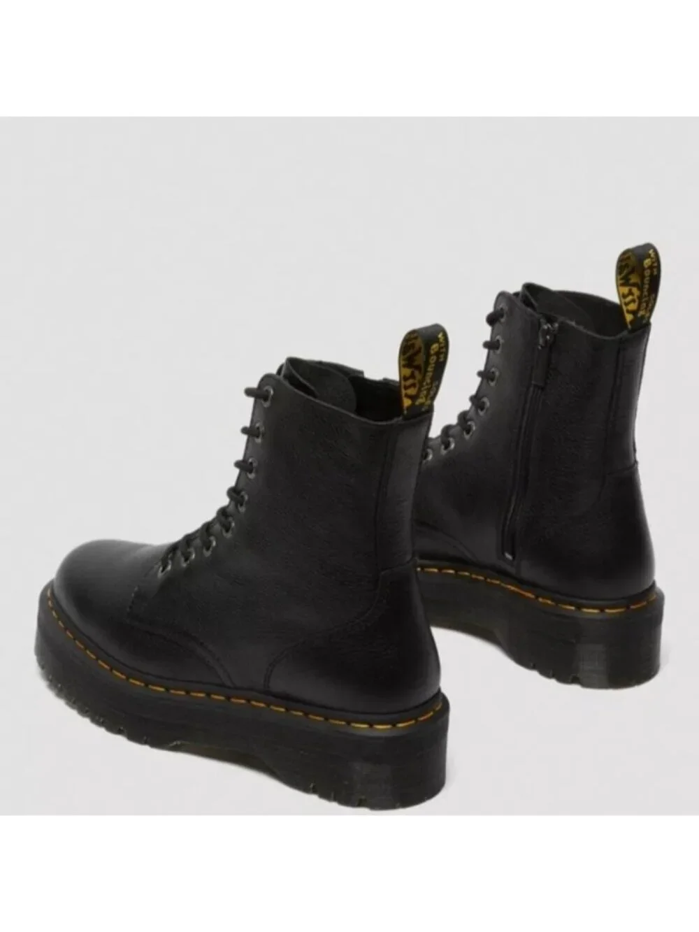 Dr. Martens Jadon Pisa Black Leather Boots